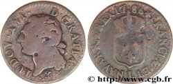 LOUIS XVI Demi-sol dit &nbsp;à l&nbsp;écu&nbsp; 1786 Bayonne