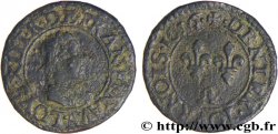 LOUIS XIII LE JUSTE Denier tournois, type 1 1616 Paris