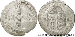 HENRI IV LE GRAND Quart d&nbsp;écu de Béarn 1601 Pau TB+