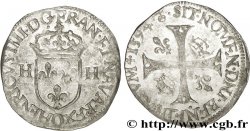 HENRY IV Douzain aux deux H, 2e type 1594 Riom MBC
