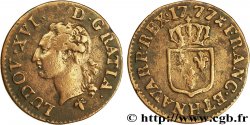 LOUIS XVI Liard dit “à l&nbsp;écu” 1777 La Rochelle