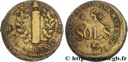 SIÈGE DE MAYENCE 5 sols 1793 Mayence