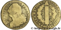 LOUIS XVI (MONARQUE CONSTITUTIONNEL)  2 sols dit  au faisceau , type FRANÇOIS 1792 Lille