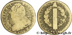 LOUIS XVI (MONARQUE CONSTITUTIONNEL)  2 sols dit &nbsp;au faisceau&nbsp;, type FRANÇOIS 1792 Lille