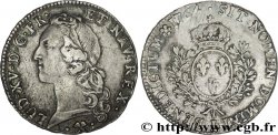 LOUIS XV DIT LE BIEN AIMÉ Écu aux branches d’olivier, tête ceinte d’un bandeau 1764 Bayonne TTB