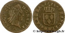 LOUIS XV DIT LE BIEN AIMÉ Liard dit &nbsp;à la vieille tête&nbsp; 1773 Lille