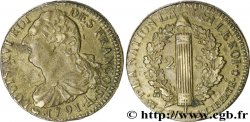 LOUIS XVI (MONARQUE CONSTITUTIONNEL)  2 sols dit &nbsp;au faisceau&nbsp;, type FRANÇOIS 1791 Paris TTB+