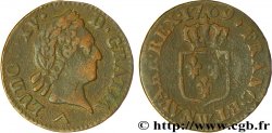 LOUIS XV DIT LE BIEN AIMÉ Liard dit &nbsp;à la vieille tête&nbsp; 1769 Lille