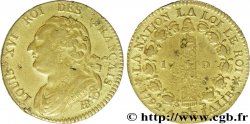LOUIS XVI (MONARQUE CONSTITUTIONNEL)  12 deniers dit &nbsp;au faisceau&nbsp;, type FRANÇAIS 1792 Strasbourg