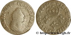 LOUIS XIV LE GRAND OU LE ROI SOLEIL Quatre deniers 1696 Strasbourg B/B+