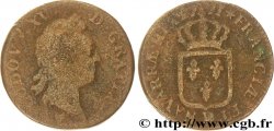 LOUIS XV DIT LE BIEN AIMÉ Sol dit &nbsp;à la vieille tête&nbsp; 1771 Strasbourg AB/B