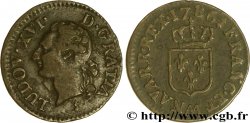 LOUIS XVI Liard dit &nbsp;à l&nbsp;écu&nbsp; 1786 Metz