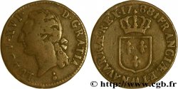 LOUIS XVI Demi-sol dit &nbsp;à l&nbsp;écu&nbsp; 1788 Metz