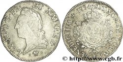 LOUIS XV DIT LE BIEN AIMÉ Écu aux branches d’olivier, buste lauré 1774 Bayonne TTB