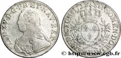 LOUIS XV DIT LE BIEN AIMÉ Écu aux branches d&nbsp;olivier, buste habillé 1726 Rouen TB+