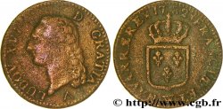 LOUIS XVI Sol dit &nbsp;à l&nbsp;écu&nbsp; 1782 Lille B+/TB
