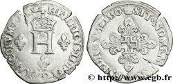 HENRI II Double sol Parisis, ou six blancs ou &nbsp;gros de Nesle&nbsp; 1550 Paris, Moulin de Nesle TTB
