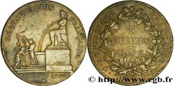 CONVENZIONE NAZIONALE 5 décimes à la fontaine d&nbsp;Isis 1793 Paris MB