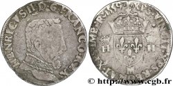 FRANÇOIS II. MONNAYAGE AU NOM D&nbsp;HENRI II Teston à la tête nue, 5e type 1559 Toulouse