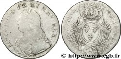LOUIS XV DIT LE BIEN AIMÉ Écu aux branches d&nbsp;olivier, buste habillé 1727 Grenoble