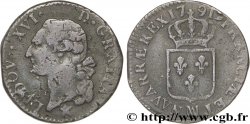 LOUIS XVI (MONARQUE CONSTITUTIONNEL)  Sol dit &nbsp;à l&nbsp;écu&nbsp; 1791 Marseille