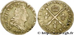 LOUIS XIV &nbsp;THE SUN KING&nbsp; Cinq sols aux insignes 1703 Dijon MBC