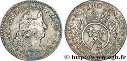 LOUIS XIV LE GRAND OU LE ROI SOLEIL Quart d&nbsp;écu aux palmes 1694 Atelier indéterminé TTB