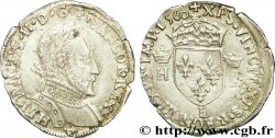 FRANÇOIS II. MONNAYAGE AU NOM D&nbsp;HENRI II Demi-teston au buste lauré, 2e type 1560 Bayonne