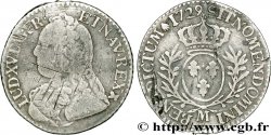 LOUIS XV DIT LE BIEN AIMÉ Cinquième d&nbsp;écu aux branches d&nbsp;olivier, buste habillé 1729 Toulouse B+/TB+