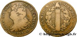 LOUIS XVI (MONARQUE CONSTITUTIONNEL)  2 sols dit &nbsp;au faisceau&nbsp;, type FRANÇOIS 1792 La Rochelle