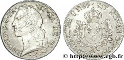 LOUIS XV DIT LE BIEN AIMÉ Écu aux branches d’olivier, tête ceinte d’un bandeau 1765 Pau TTB/TTB+