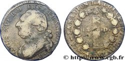 LOUIS XVI (MONARQUE CONSTITUTIONNEL)  12 deniers dit &nbsp;au faisceau&nbsp;, type FRANCOIS 1792 Lyon