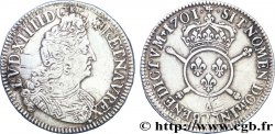 LOUIS XIV &nbsp;THE SUN KING&nbsp; Demi-écu aux insignes 1701 Paris