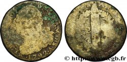 LOUIS XVI (MONARQUE CONSTITUTIONNEL)  2 sols dit &nbsp;au faisceau&nbsp;, type FRANÇOIS 1792 Paris