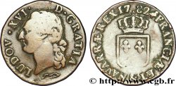 LOUIS XVI Demi-sol dit &nbsp;à l&nbsp;écu&nbsp; 1782 Aix-en-Provence TB
