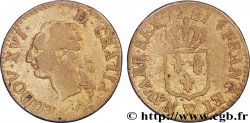 LOUIS XVI Liard dit  à l écu  1781 Lille
