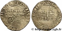 HENRY VI DE LANCASTRE - ROI DE FRANCE (1422-1453) - ROI D&nbsp;ANGLETERRE (1422-1461) et (1470-1471) Blanc aux écus n.d. Paris