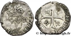 HENRY III Douzain aux deux H, 2e type 1577 Nantes