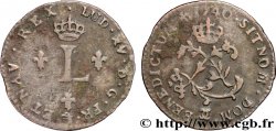 LOUIS XV DIT LE BIEN AIMÉ Double sol de billon 1740 Besançon