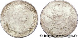 LOUIS XIV LE GRAND OU LE ROI SOLEIL Demi-écu aux insignes 1702 Reims
