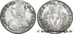 LOUIS XV DIT LE BIEN AIMÉ Demi-écu aux branches d&nbsp;olivier, buste habillé 1740 Strasbourg TTB+