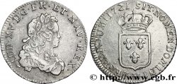 LOUIS XV DIT LE BIEN AIMÉ Tiers d&nbsp;écu de France 1721 La Rochelle TTB/TTB+