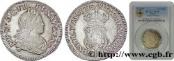 LOUIS XV DIT LE BIEN AIMÉ Quart d écu de Navarre 1718  Dijon