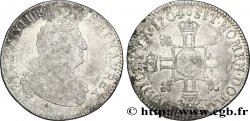 LOUIS XIV LE GRAND OU LE ROI SOLEIL Demi-écu aux huit L 1704 Paris TB/TB+