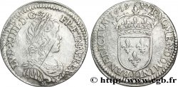LOUIS XIV LE GRAND OU LE ROI SOLEIL Douzième d&nbsp;écu, portrait à la mèche longue 1659 Limoges TB+