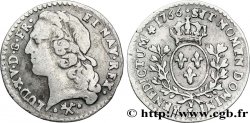 LOUIS XV DIT LE BIEN AIMÉ Vingtième d&nbsp;écu aux branches d’olivier, tête ceinte d’un bandeau 1766 Bayonne TB