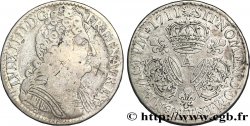 LOUIS XIV LE GRAND OU LE ROI SOLEIL Demi-écu aux trois couronnes 1711 Paris TB/TB+