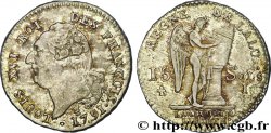 LOUIS XVI (MONARQUE CONSTITUTIONNEL)  15 sols dit &nbsp;au génie&nbsp;, type FRANÇOIS 1791 Limoges