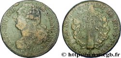 LOUIS XVI 2 sols dit  au faisceau , type FRANÇAIS 1792 Strasbourg