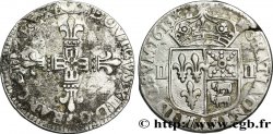 LOUIS XIII LE JUSTE Quart d&nbsp;écu de Béarn 1613 Pau TB+